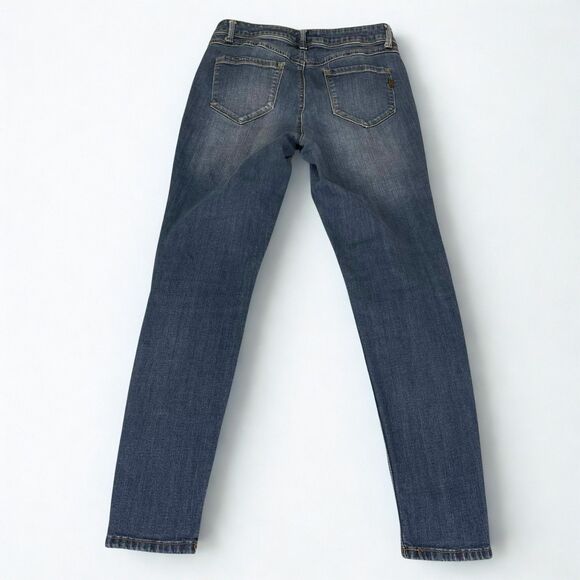 1822 Denim Womens Jeans Size 6 Adrianna Blue Medium Wash Stretch Skinny Slim - Picture 2 of 7